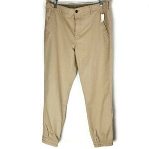 Amazon Essentials Slim Khaki Pants Elastic Cuffs L